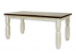 Jedálenský sedliacky rustikálny stôl masív 80x140cm MES 01 A s hladkou doskou - výber morenia
