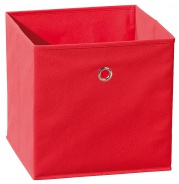 Skladací úložný box Cube - červená