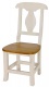 Jedálenská stolička z masívu SIL 03 sedliacka - K13+K01