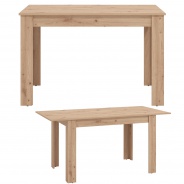 Rozkladací jedálenský stôl 120cm Cordelia - dub artisan