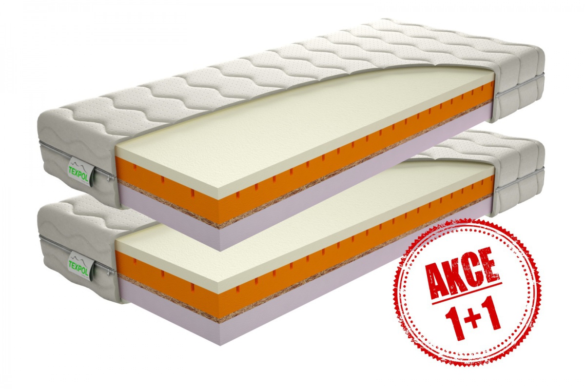 Zdravotný matrac lea 1+1 zdarma - 80x200cm