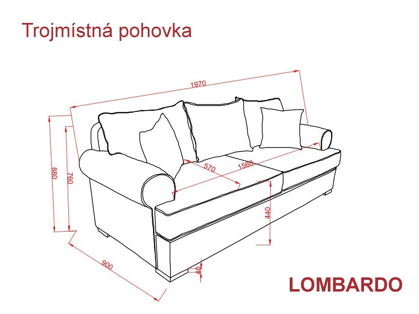 Trojmiestna pohovka lombardo - hnedá.

 

 

Rozmery trojmiestnej pohovky Lombardo sú 197x88x90cm (š, v, h).

 

Ďalšie sedacie súpravy a pohovky nájdete nižšie v súvisiacich produktoch.

 

 

Farba na fotografii sa môže ľahko líšiť oproti reálnemu výrobku.