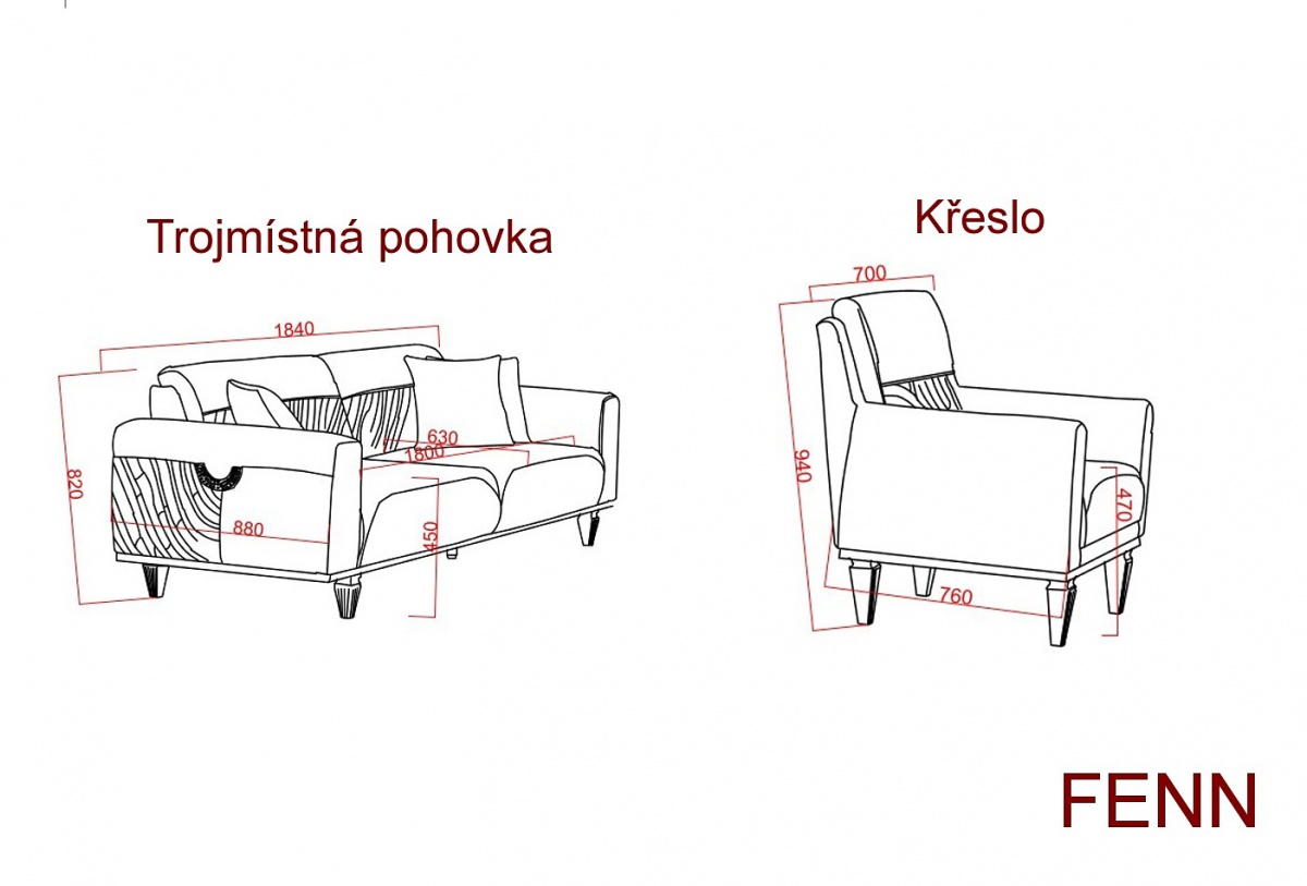 Trojmiestna pohovka fenn - šedá.

 

Kostra pohovky je vyrobená z vysoko kvalitného lamina a kovu, zatiaľ čo polstrovanie je tvorené z peny hustoty 28.

 

Rozmery trojmiestnej pohovky Fenn sú 184x82x88cm (š, v, h).

 

Všetky produkty z kolekcie Fenn nájdete nižšie v súvisiacich produktoch.


Farba na fotografii sa môže ľahko líšiť oproti reálnemu výrobku. Príčinou môže byť zobrazovanie farieb monitora či rôzne nasvietenie výrobkov pri fotení.