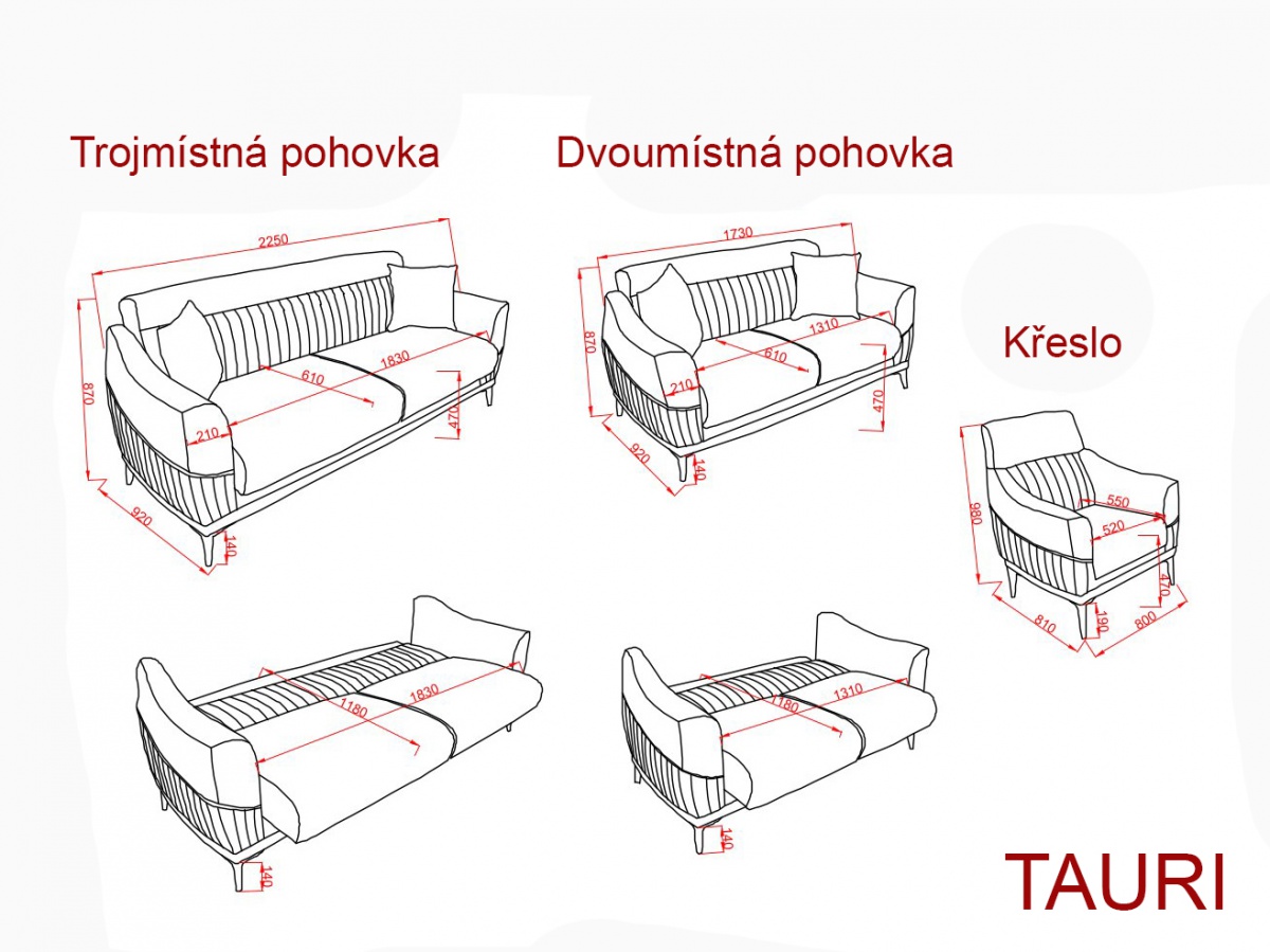 Trojmiestna rozkladacia pohovka s úložným priestorom tauri - šedá.


Kostra pohovky je vyrobená z vysoko kvalitného lamina a kovu, zatiaľ čo polstrovanie je tvorené bonellovými pružinami a penou.

 

Rozmery trojmiestnej rozkladacej pohovky s úložným priestorom Tauri sú 225x87x92cm (š, v, h).

 

Všetky produkty z kolekcie Tauri nájdete nižšie v súvisiacich produktoch.


Farba na fotografii sa môže ľahko líšiť oproti reálnemu výrobku. Príčinou môže byť zobrazovanie farieb monitora či rôzne nasvietenie výrobkov pri fotení.