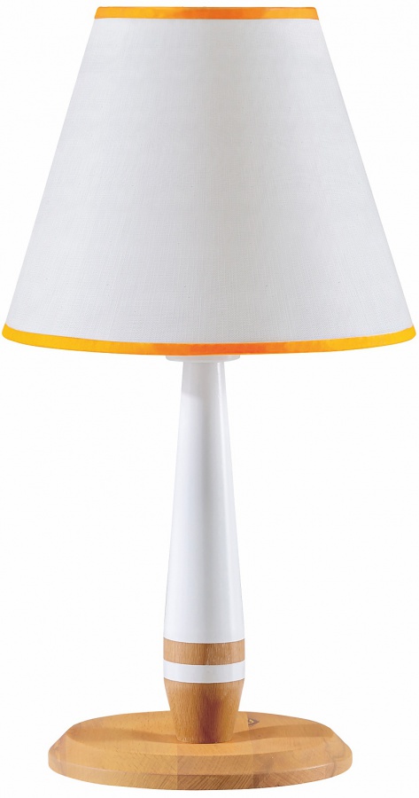 Stolová lampa energy - biela/oranžová