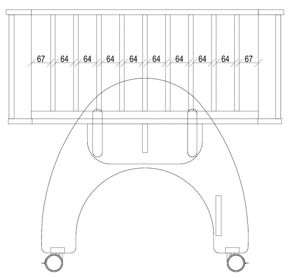 Detská kolíska 50x90 na kolieskach s posteľným setom flamenco -.

 

Set posteľnej bielizne obsahuje:


	Obliečka na prikrývku – 65x98cm
	Prikrývka - 65x95cm
	Prestieradlo - 76x116cm
	Ochranné mantinely - 30x198cm + 30x90cm
	Vankúš - 35x45cm
	Plyšák - 35x45cm


 

Rozmery detskej kolísky 50x90 na kolieskach Flamenco sú 56,6x84,5x96,6cm (š, v, h).

 

Všetky produkty z kolekcie Flamenco nájdete v súvisiacich produktoch.