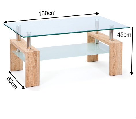 Konferenčný stolík giana - dub sonoma.

 

Rozmery konferenčného stolíka Giana sú 100x45x60cm (š, v, h).

 

Všetky produkty z kolekcie Giana a ďalšie konferenčné stolíky od rovnakého výrobcu nájdete nižšie v súvisiacich produktoch.