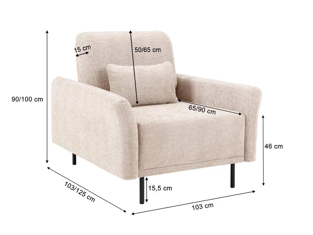 Polohovacie kreslo adapto - výber poťahu.

Výška sedu je 46cm, hĺbka sedu 65-90cm a výška opierky 50-65cm.

 

Kostra kresla je vyrobená z masívneho dreva a pohodlnosť zaisťuje vysoko kvalitná HR pena.

Kreslo je umiestnené na kovových nožičkách, takže upratovanie pod ním rozhodne nie je problém.

Súčasťou kresla je aj oporný bedrový vankúšik, plnený silikónovými guličkami.

 

Poťah si môžete vybrať hneď v niekoľkých farebných variantoch.

Kreslo je potiahnuté rovnakou látkou aj zo zadnej strany tak je možné ho bez problémov umiestniť do priestoru.

 

Rozmery polohovacieho kresla Adapto sú 103x90-100x103-125cm (š, v, h).

 

Pozn.


Z dôvodu výroby na zákazku sme nútení požadovať od zákazníka zálohu vo výške 10% z konečnej ceny výrobku.