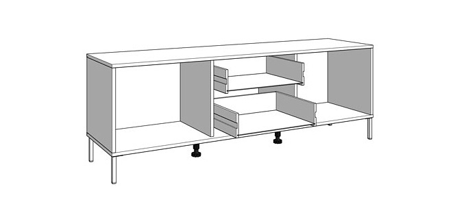 Tv stolík 157 nautille - dub/čierna.

 

Rozmery TV stolíka Nautile 157x54,5x40cm (š, v, h).

 

Všetky produkty z kolekcie Nautille nájdete nižšie v súvisiacich.